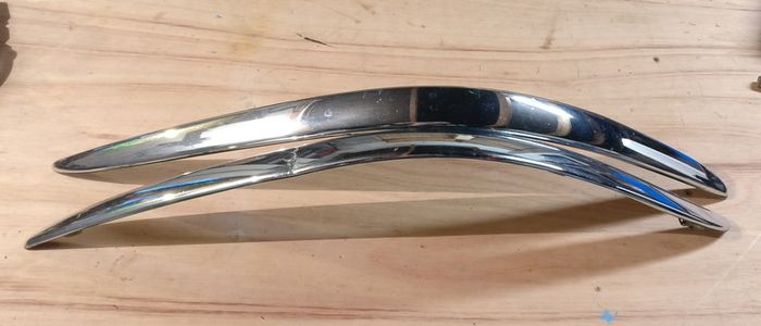 Jaguar X-Type bumper chrome trim blades