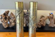 WW1 French Trench Art Vases