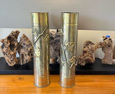 WW1 French Trench Art Vases