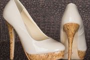 beige shoes high heels size 36 ,40