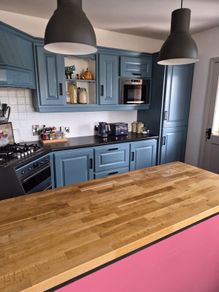 Solid Oak Painted Kitchen with Appliances