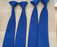 Blue ties for primary school