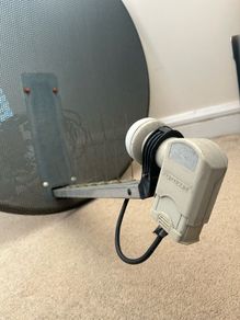 dish satellite with LNB