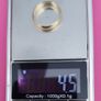 "Wedding Band" GOLD  ring 18ct 750 4.5g Image 3