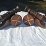 2 X 10" Wooden Desk Cannons Image 3