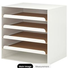 Ikea KVISSLE metal  filing tray sorting tray