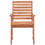 Outdoor Dining Chairs 4 pcs Solid Acacia Wood Image 3