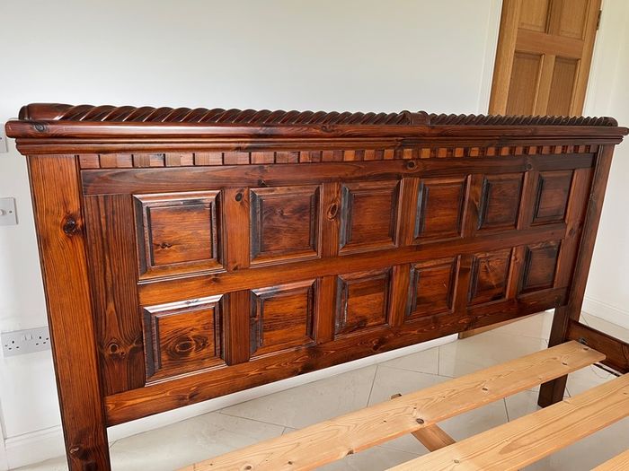 Solid Heavy Bed Frame