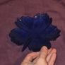 Vintage Cobalt Blue Leaf Dish Image 5