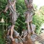 Vintage Collectible Metal Sculptures French Art Deco Sculptures 22" Image 10