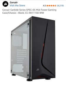 Corsair Carbide Series SPEC-05 Mid-Tower Gaming Case/Chassis
