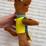 Scooby Doo Surfer Dog Stuffed Plush Toy with Green Surf  Approx. 27 cm. Used Damaged Please see photos Image 10