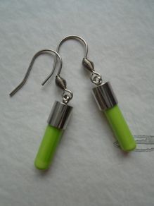 Handmade earrings,Glass earrings,Stainless steel,Gift,Jewellery