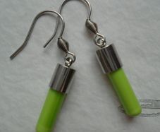Handmade earrings,Glass earrings,Stainless steel,Gift,Jewellery