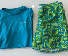 Like New: Boys Swimming Top & Shorts (Age 8-9)