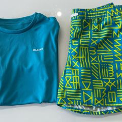 Like New: Boys Swimming Top & Shorts (Age 8-9)