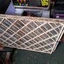 Antique 19th Century Cast Iron Diamond Pattern Window Image 4
