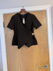 Primark Chocolate  Brown Blouse /Top.  S.M-12.  B.N.W.T.