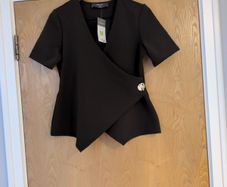 Primark Chocolate  Brown Blouse /Top.  S.M-12.  B.N.W.T.