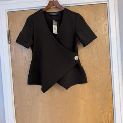 Primark Chocolate  Brown Blouse /Top.  S.M-12.  B.N.W.T.