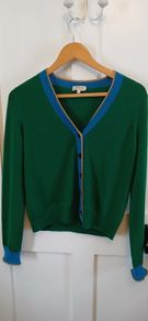 Jigsaw Green Cardigan