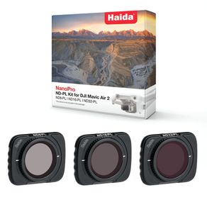 Haida Drone & Action Camera Filters Haida NanoPro ND-PL Kit for DJI MAVIC AIR2 (ND8-PL+ND16-PL+ND32-PL)