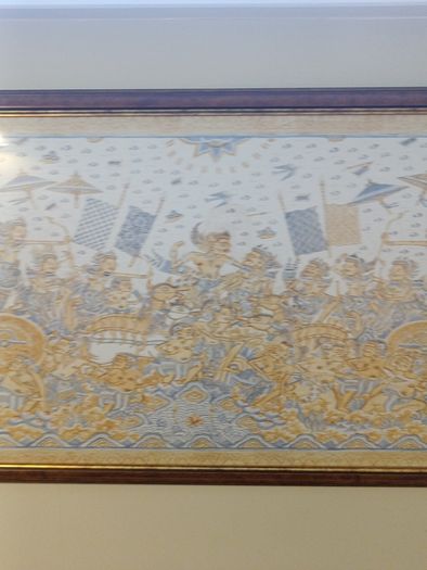 Balinese sea scene 158cm x 90