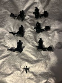 Electric guitar Tuners Machine heads 3 L x 3 R A-Side Set black Ibanez Gibson les Paul SG epiphone ESP PRS Jackson CHARVEL electric guitar parts accessories postage