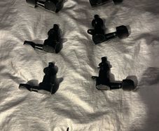 Electric guitar Tuners Machine heads 3 L x 3 R A-Side Set black Ibanez Gibson les Paul SG epiphone ESP PRS Jackson CHARVEL electric guitar parts accessories postage