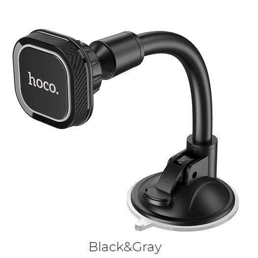 Hoco Ca55 Astute Series Extended Windshield Dashboard Car Holder Black Color