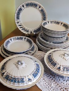 Rialto Blue Table Ware by Myott
