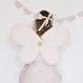 100% Linen Fairy Dress, Crown & Wings + Matching Garland Image 2
