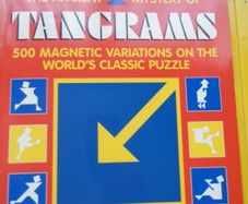Tangram puzzle book, Puzzles, Hardback book,