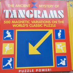 Tangram puzzle book, Puzzles, Hardback book,