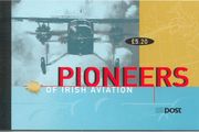 1998 Ireland Pioneers of Irish Aviation Commemorative Stamps Booklet Mint Never Hinged (MNH). Hibernian HB63. Scanned images of panes included but item is compete booklet