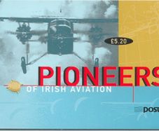 1998 Ireland Pioneers of Irish Aviation Commemorative Stamps Booklet Mint Never Hinged (MNH). Hibernian HB63. Scanned images of panes included but item is compete booklet
