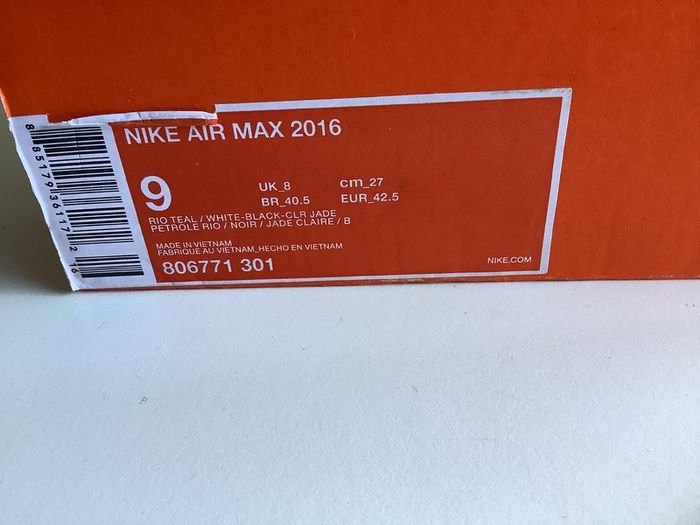 Man Nike Air Max 2016