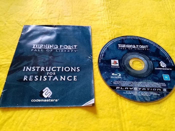 Turning Point Fall off Liberty PlayStation 3 ps3 games Original