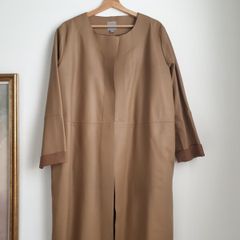 Cos Leather Coat Size Uk 14