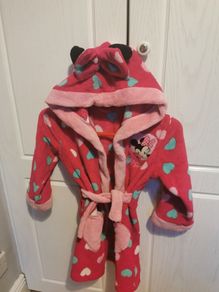 Minnie mouse dressing gown