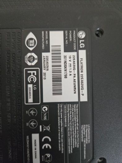 LG FHD monitor