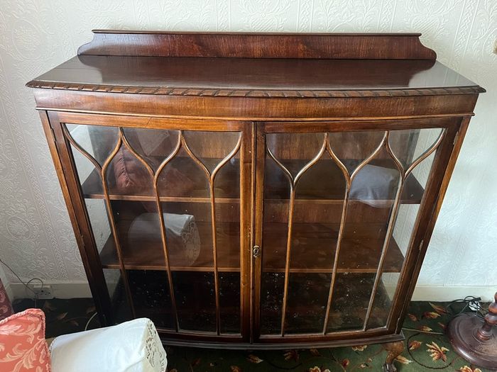 Vintage Mahogany Display Cabinet