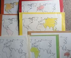 Montessori Continent Folders