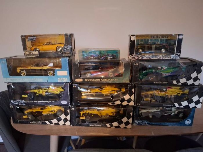 collectible cars lot