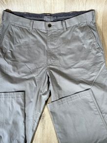 M&S Stormwear Chino Men's W38 L31 Soft Cotton Pearl Grey