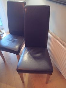 dinning leather chair