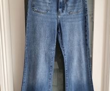 M&S Flared Jeans Sz 12 L - Rrp 80