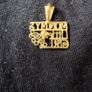14k Gold Mommy's Little Girl necklace pendant Image 2