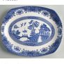 Blue Willow English Ironstone Serving Platter Image 5