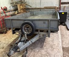 Ivor Williams 3.5 Tonne Flat Bed Drop Side Plant Trailer